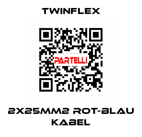 2X25MM2 ROT-BLAU KABEL Twinflex
