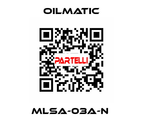 MLSA-03A-N  OILMATIC