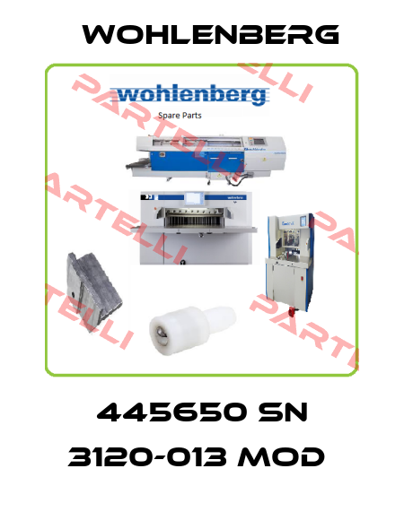 445650 SN 3120-013 MOD  Wohlenberg