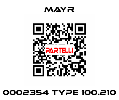 0002354 TYPE 100.210 Mayr