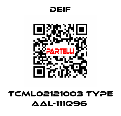 TCML02121003 TYPE AAL-111Q96  Deif