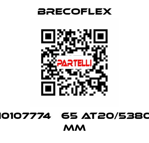 10107774   65 AT20/5380 mm Brecoflex
