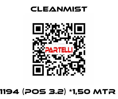 1194 (pos 3.2) *1,50 mtr  CleanMist
