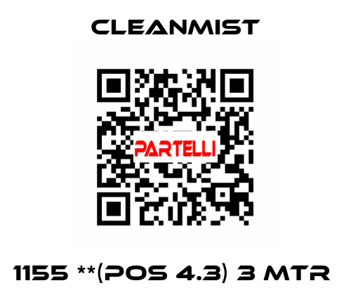1155 **(pos 4.3) 3 mtr  CleanMist