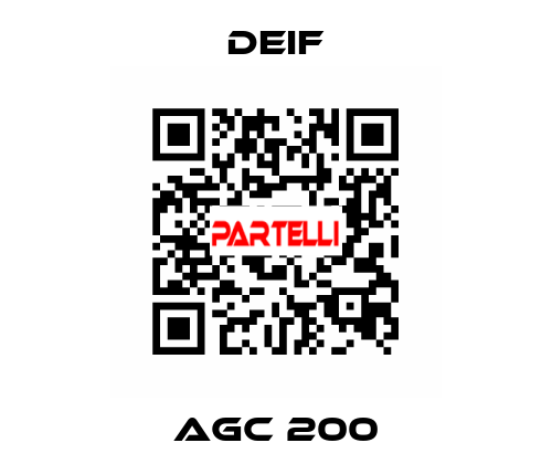 AGC 200 Deif