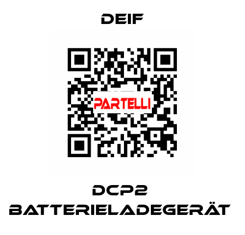 DCP2  Batterieladegerät  Deif