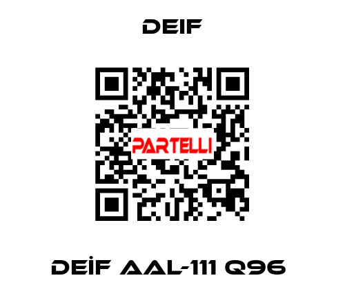 DEİF AAL-111 Q96  Deif