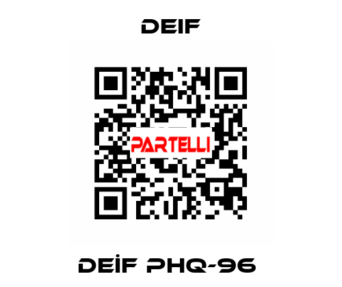 DEİF PHQ-96  Deif