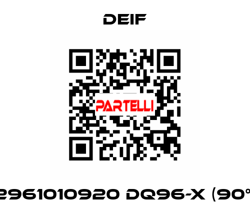 2961010920 DQ96-x (90°) Deif
