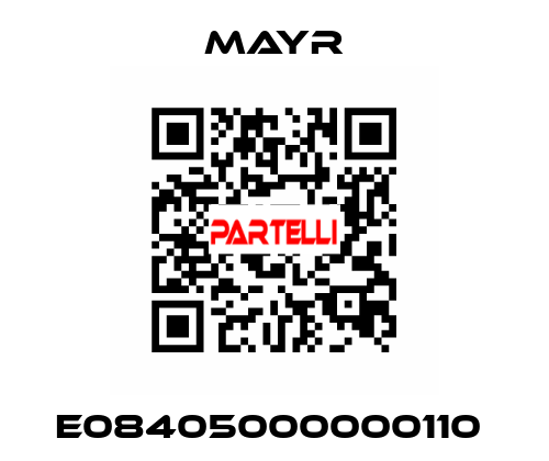 E08405000000110  Mayr