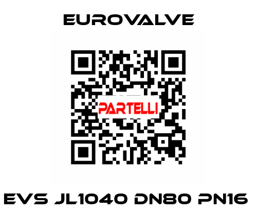 EVS JL1040 DN80 PN16  Eurovalve