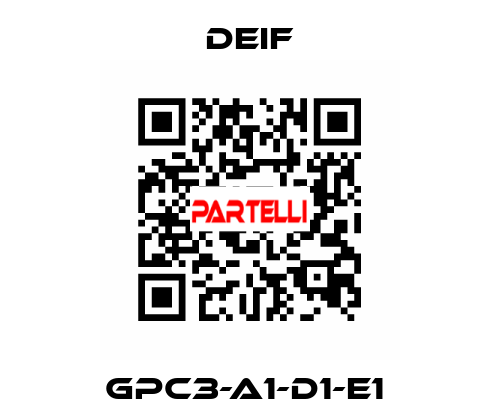 GPC3-A1-D1-E1  Deif