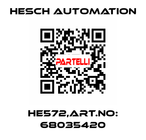 HE572,ART.NO: 68035420 Hesch