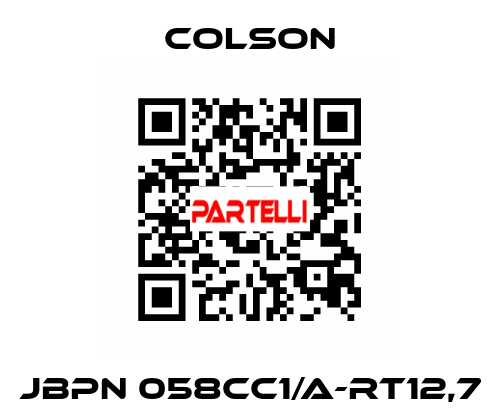 JBPN 058CC1/A-RT12,7 Colson
