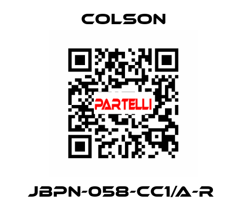 JBPN-058-CC1/A-R  Colson