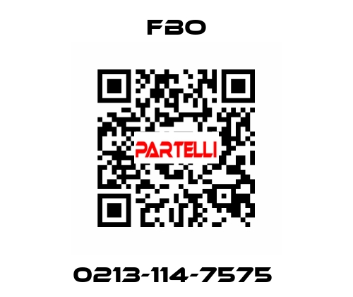 0213-114-7575  FBO