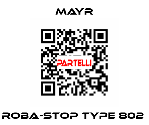 ROBA-stop Type 802  Mayr