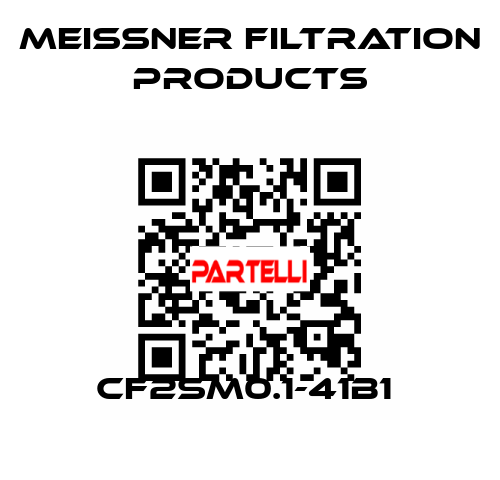 CF2SM0.1-41B1  Meissner Filtration Products