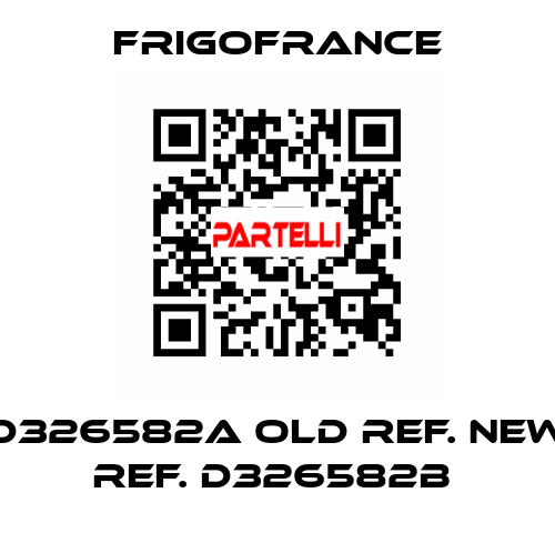 D326582A old ref. new ref. D326582B  Frigofrance