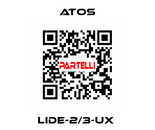 LIDE-2/3-UX  Atos