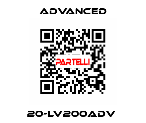 20-LV200Adv  Advanced