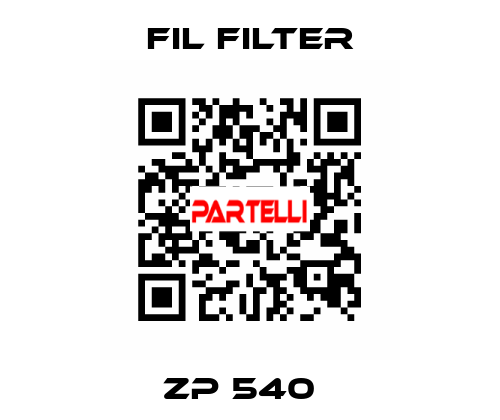 ZP 540   Fil Filter
