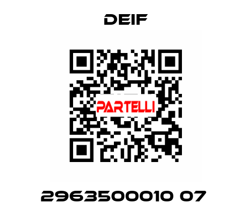 2963500010 07  Deif