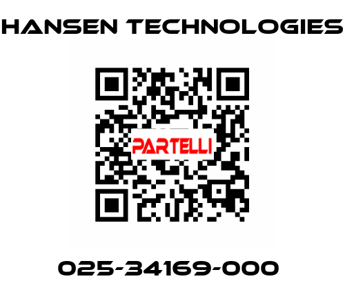 025-34169-000  HANSEN TECHNOLOGIES