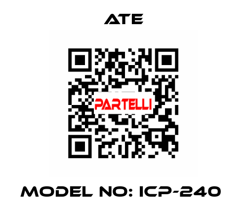 Model NO: ICP-240  Ate