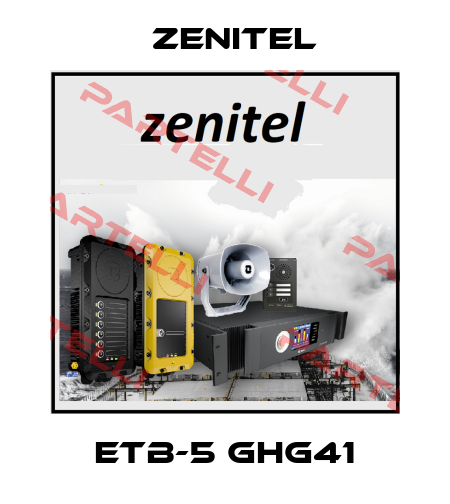 ETB-5 GHG41 Zenitel