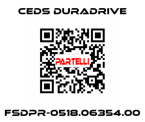 FSDPR-0518.06354.00 Ceds Duradrive