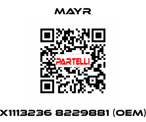 X1113236 8229881 (OEM) Mayr