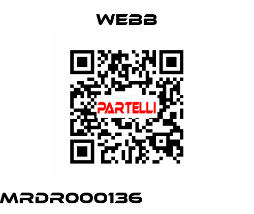 MRDR000136                     webb