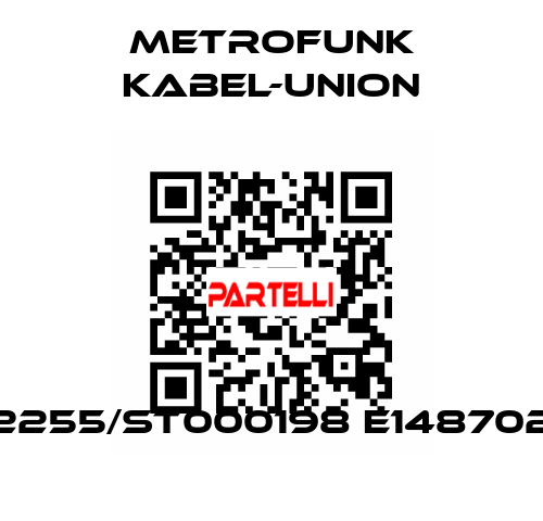 2255/ST000198 E148702 METROFUNK KABEL-UNION