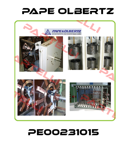 PE00231015  Pape Olbertz