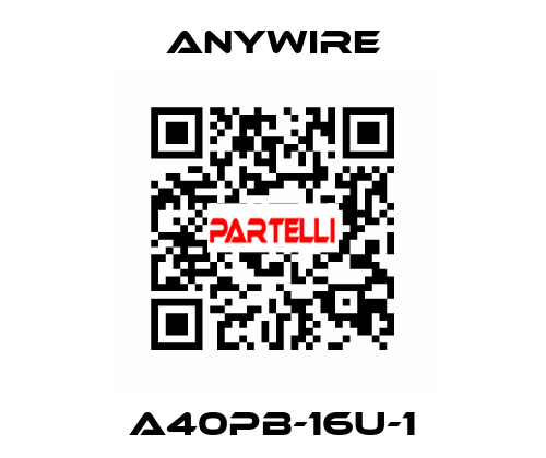 A40PB-16U-1 Anywire