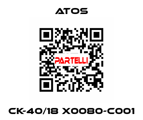CK-40/18 X0080-C001 Atos