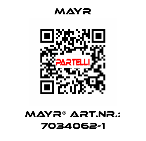 mayr® Art.Nr.: 7034062-1 Mayr
