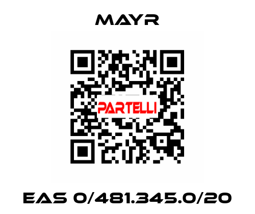 EAS 0/481.345.0/20 Mayr
