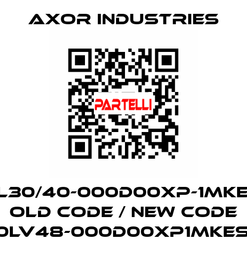 MKM120L30/40-000D00XP-1MKES1BR1XX old code / new code MKM120LV48-000D00XP1MKES1BR1XX Axor Industries