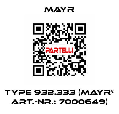 Type 932.333 (mayr® Art.-Nr.: 7000649) Mayr