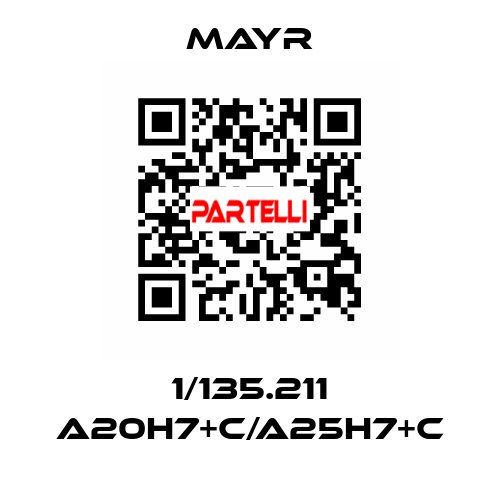 1/135.211 A20H7+C/A25H7+C Mayr
