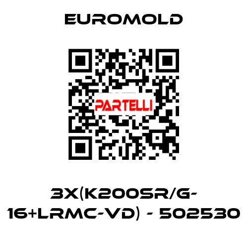 3x(K200SR/G- 16+LRMC-VD) - 502530 EUROMOLD