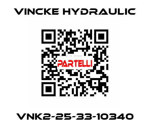 VNK2-25-33-10340 VINCKE HYDRAULIC