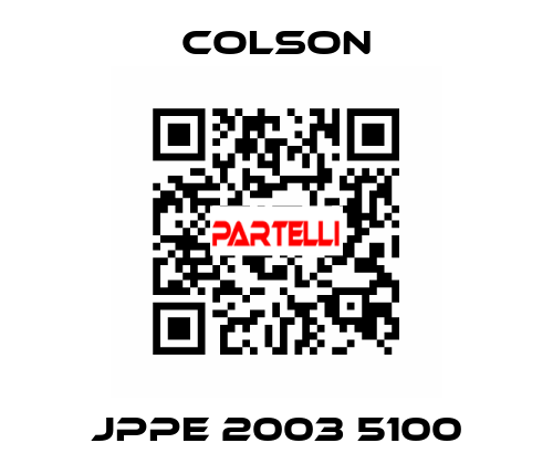 JPPE 2003 5100 Colson