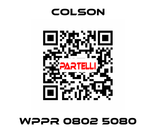WPPR 0802 5080 Colson