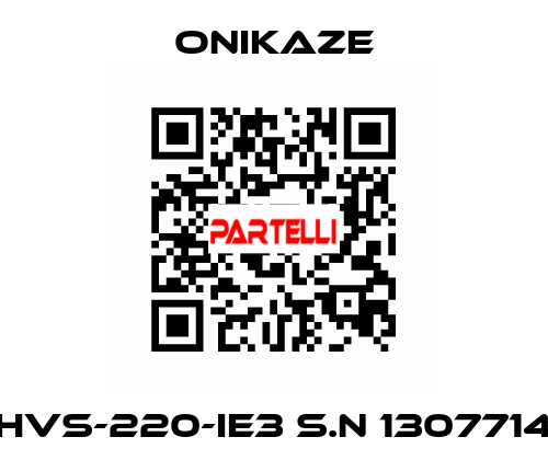 HVS-220-IE3 S.N 1307714 Onikaze