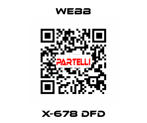 X-678 DFD webb