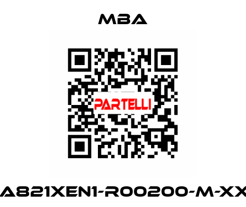 MBA821XEN1-R00200-M-XXXX MBA