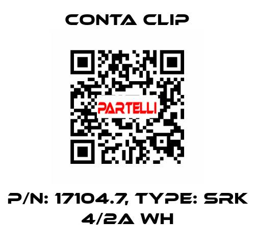 P/N: 17104.7, Type: SRK 4/2A WH Conta Clip
